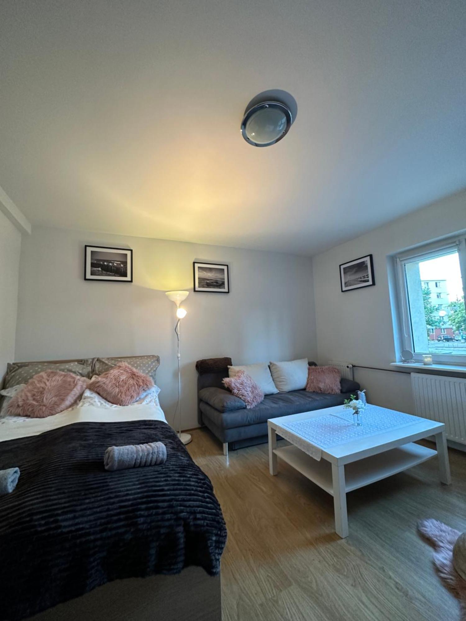 Nadmorski Apartament Nowy Port Danzica Esterno foto